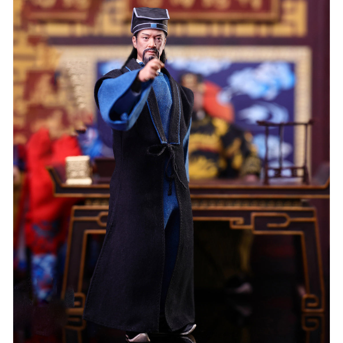 QIANLONG TOYS, Song Dynasty Bao Zheng, Bao Qing tian & Gong Sun Ce & Southern Knight Zhan Zhao, Action Figures