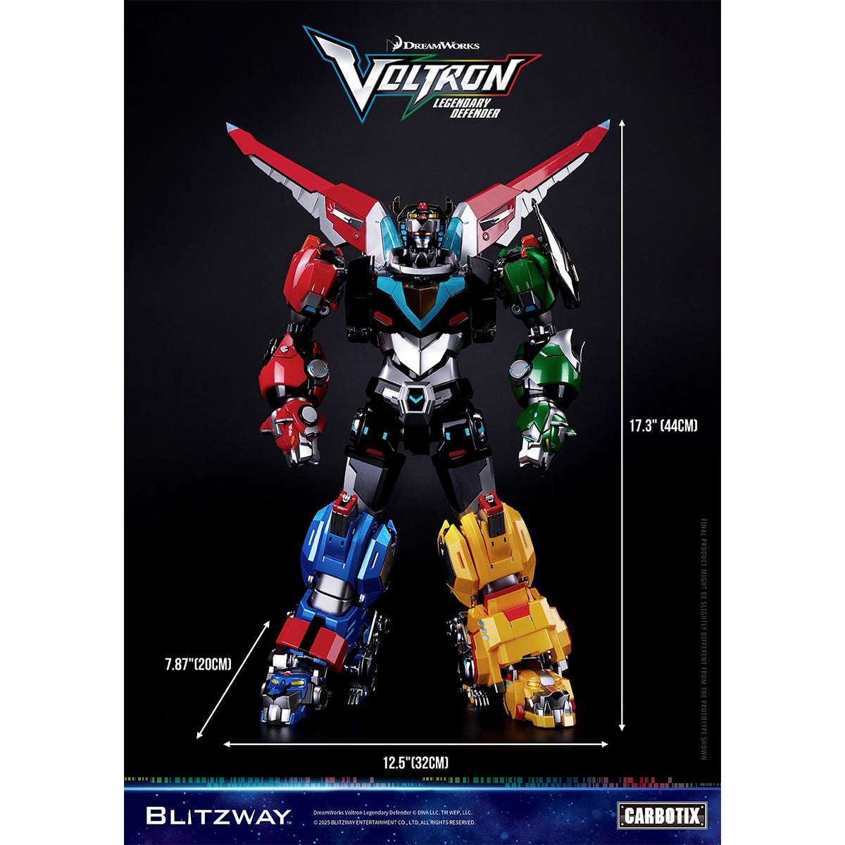 Blitzway Voltron: Legendary Defender Standard Edition BW-CA-11302 Action Figure