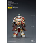 JOYTOY White Scars Legion Praetor in Cataphractii Terminator Armour & Stormseer Consul with Force Staff and Bolt Pistol JT03486 1/18 Scale Action Figure