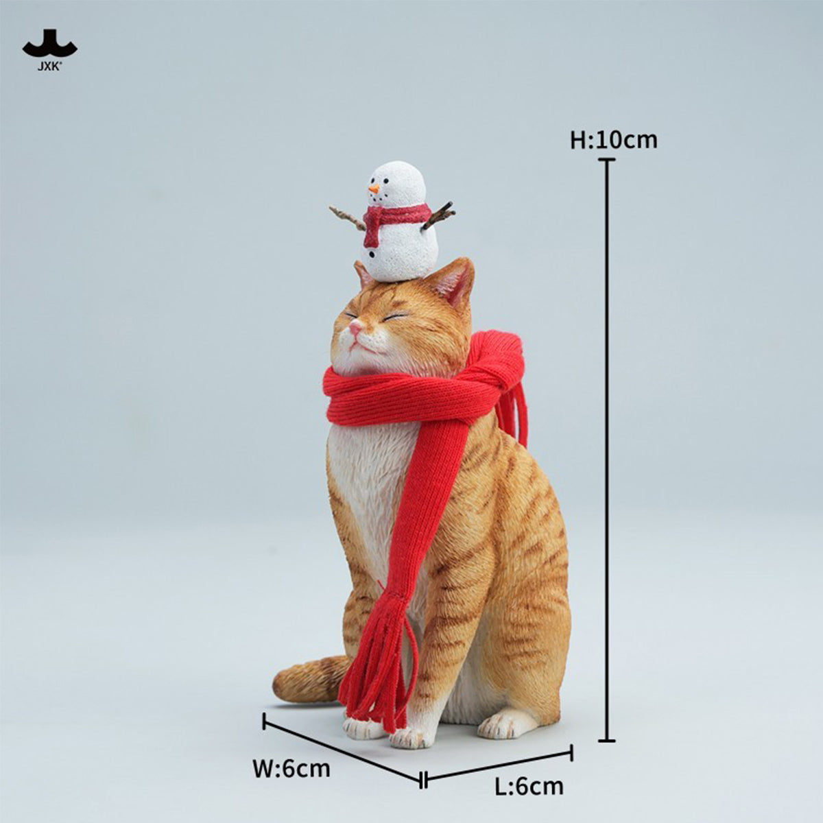 JXK Warm Cat in Winter Corner JXK349 Collectible Animal Figurine