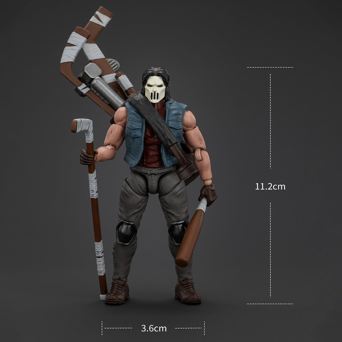 JOYTOY TMNT Casey Jones & Triceraton Infantryman & Adjutant Zork & Captain Zorax Action Figures