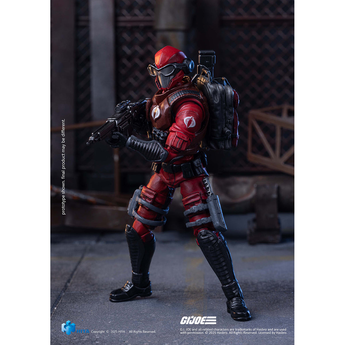 HIYA G.I.Joe Crimson Viper EMG0461 1/18 Scale Action Figure
