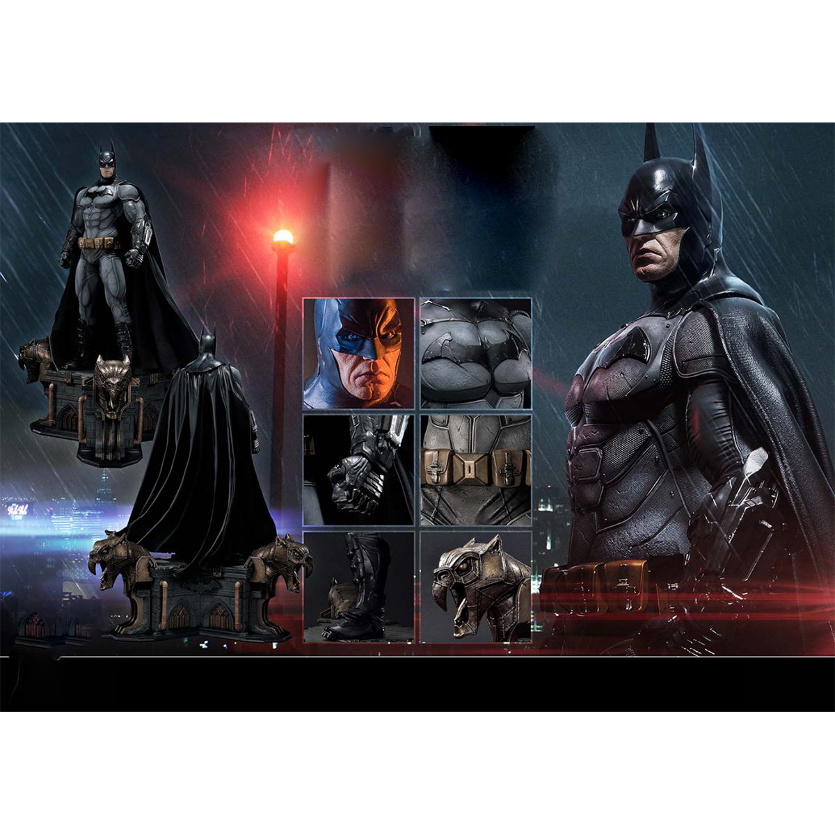 Prime 1 Studio, Arkham Knight V 7.43 Batsuit, Regular Version For 33 Inch Statue Figurine