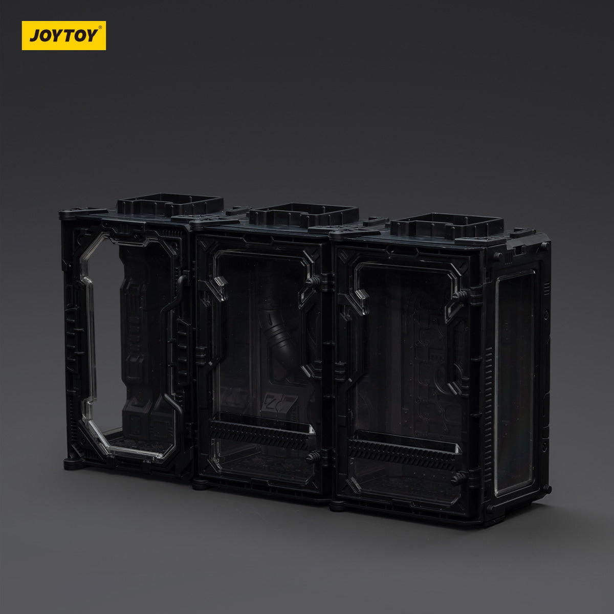 JOYTOY Individual Soldier Hangar Display Case Shadow Black Titanium Grey Starhunt Green 1/25 Scale Fit JOYTOY Series Action Figure