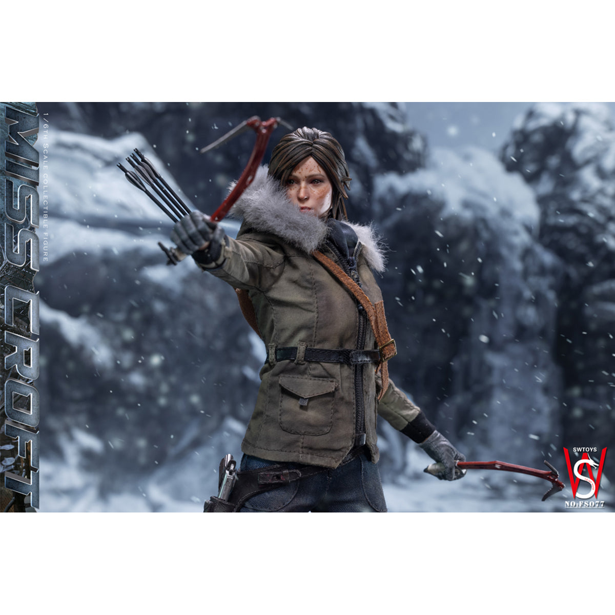 SWtoys MISS CROFT NO:FS077 1/6 Scale Action Figure