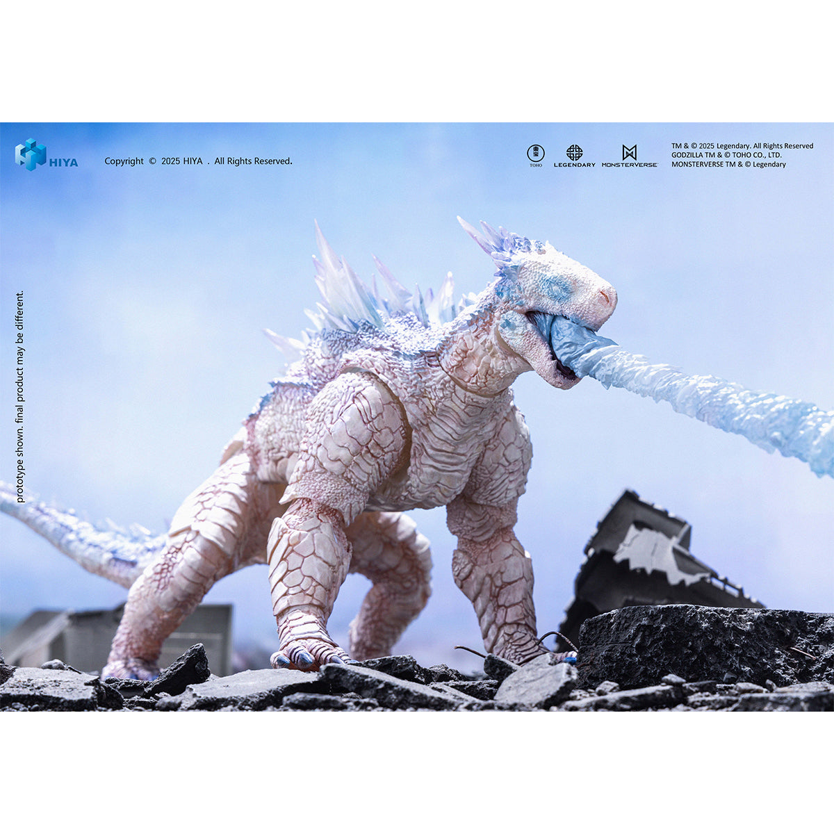 HIYA Exquisite Basic Godzilla x Kong: The New Empire Frost Bite Blast Snow Demon Shimo EBG0189 Monster Action Figure