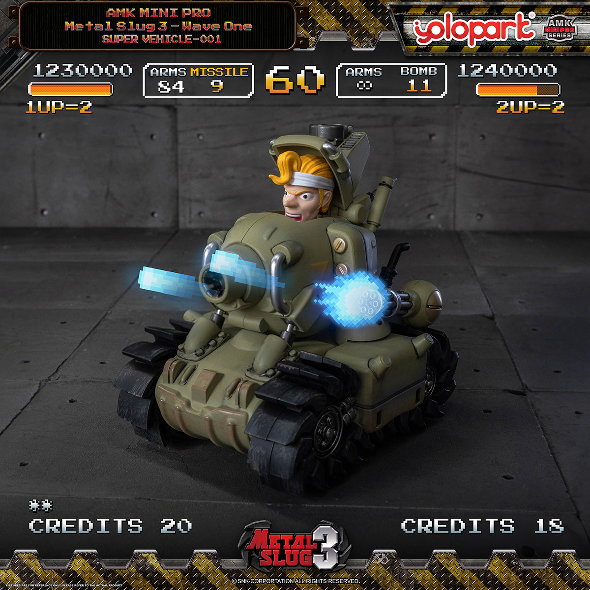 Yolopark AMK MINI Pro Metal Slug 3 Wave 1 Assembly Model Kits