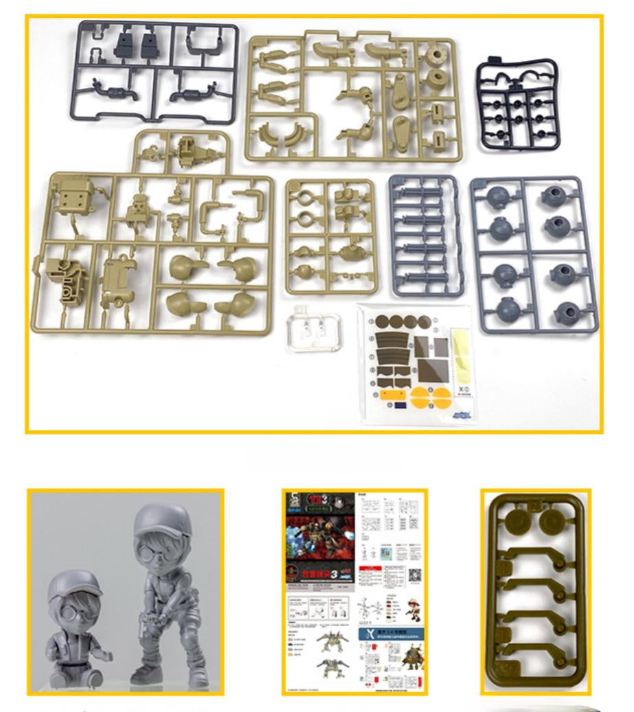 Xinshi Model Metal Slug3: SVX-15D Walking Mecha Assembly Model Kits