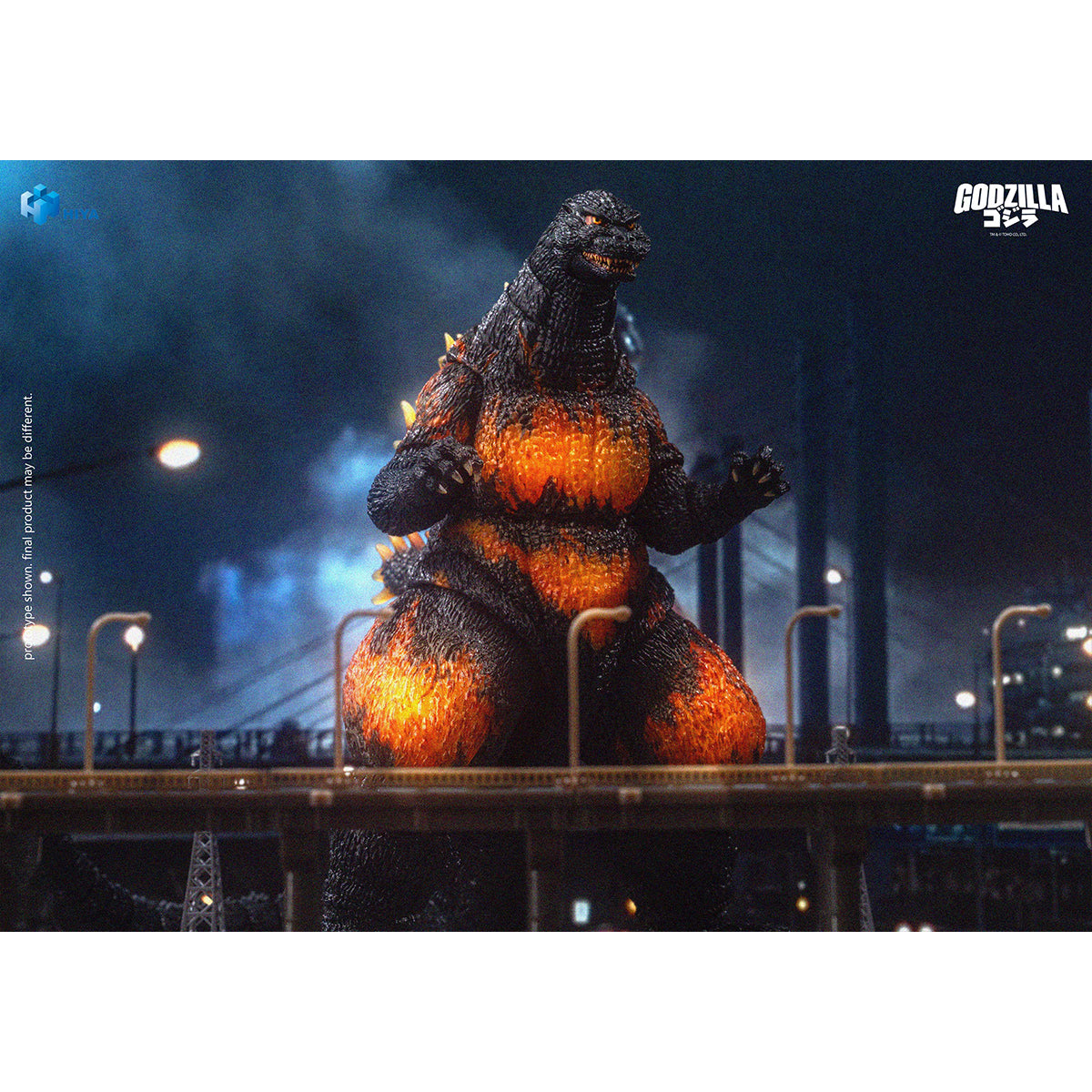 HIYA Exquisite Basic Godzilla vs. Destoroyah Burning Godzilla EBG0316 Monster Action Figure