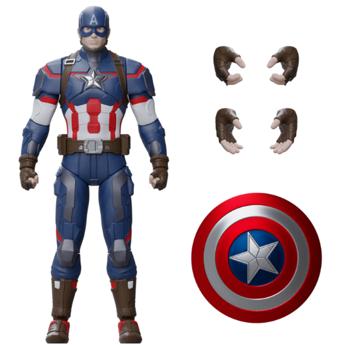 (Only Shipped to the UK) Fondjoy 1/12 Scale Infinity Saga Captain America MV24105 Assembly Model Kits