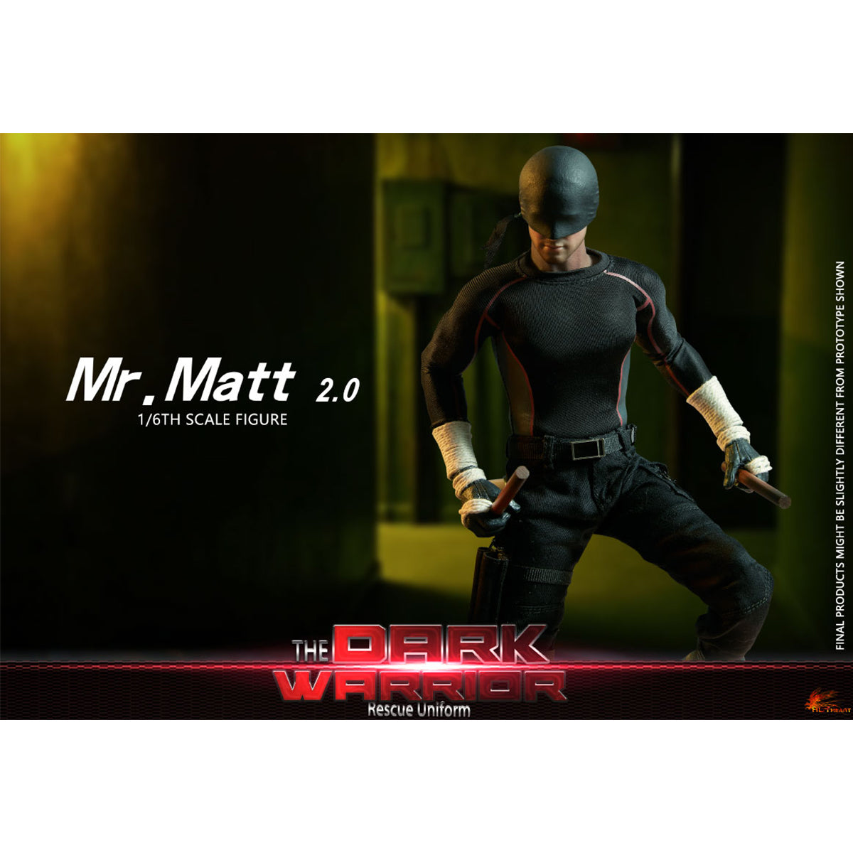 Hot Heart The Dark Warrior Rescue Uniform New Revision Normal Edition Action Figures