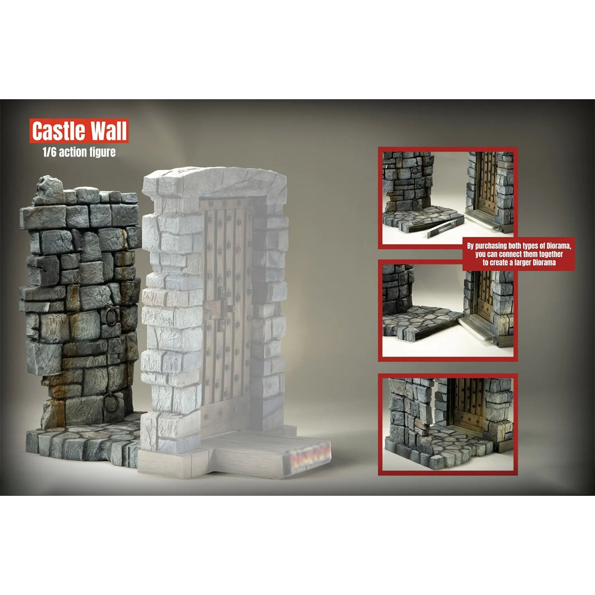Infinite The Castle Wall Diorama for Frankenstein's Monster Action Figures