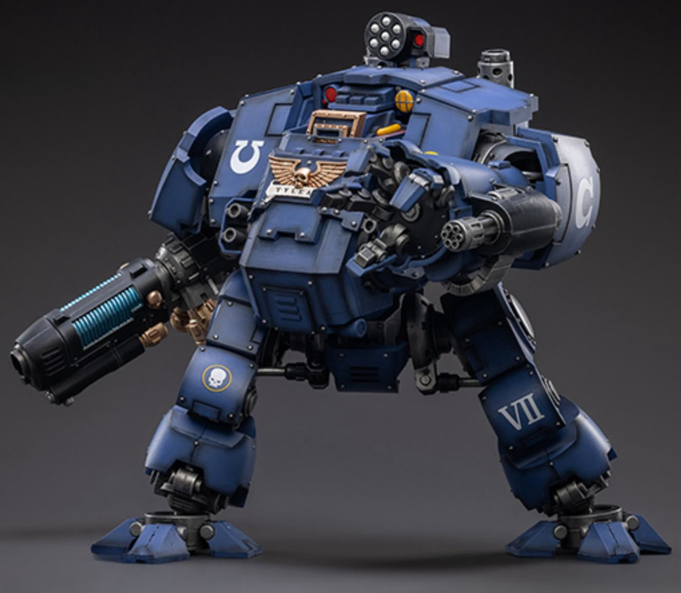 HiPlay JoyToy Warhammer 40K Collectible Figure: UItramarines Redemptor Dreadnought Brother Dreadnought Tyleas 1:18 Scale Action Figures JT2757