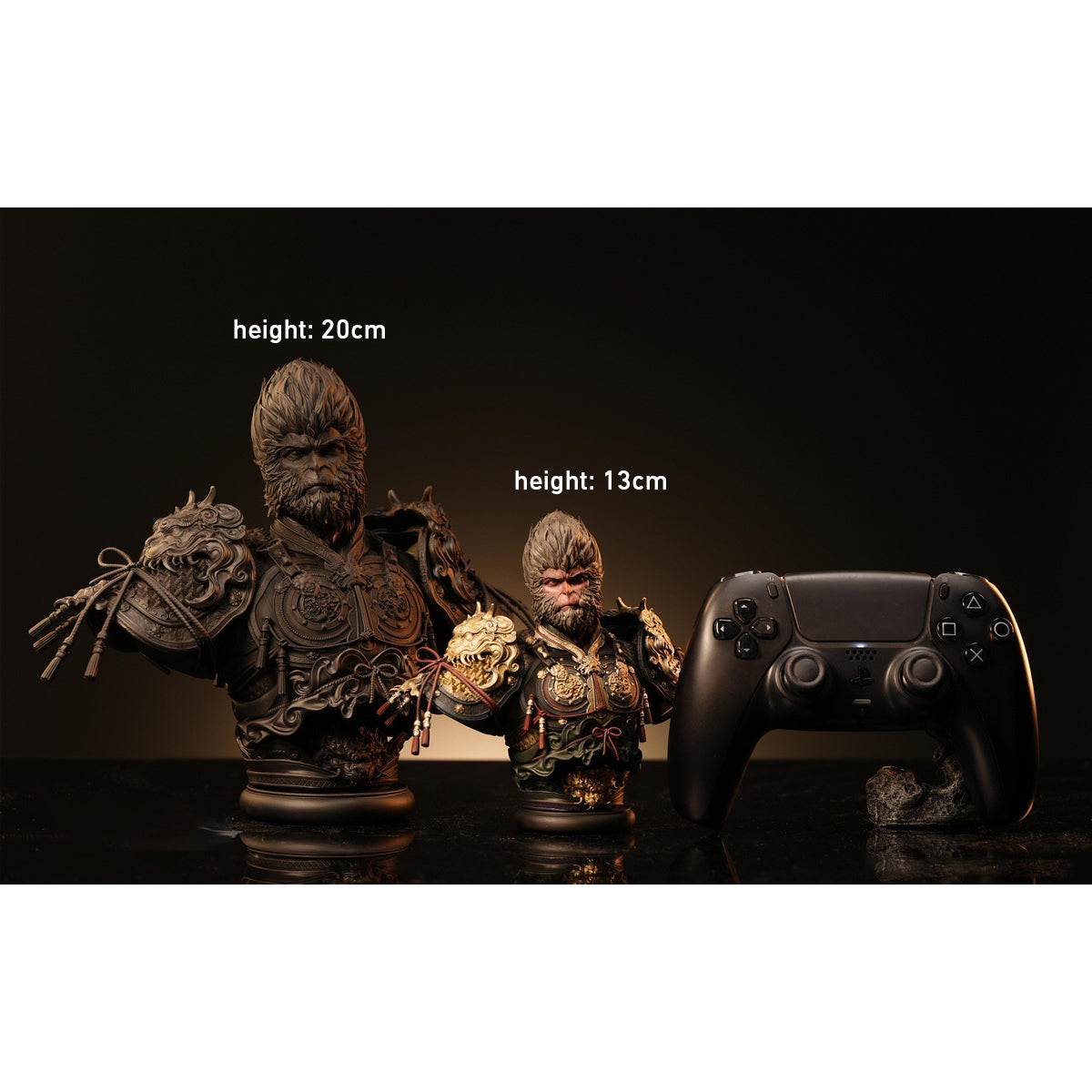 TaiChi Studio, Black Intelligent Stone Monkey, Statue