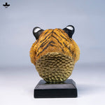 JXK SA004 Tiger Head Statue Realistic Collectible Animal Figurine