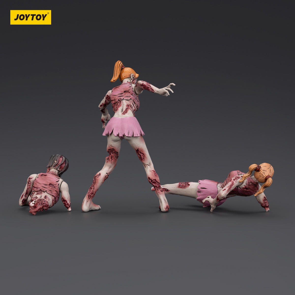 (Only Shipped to the US) JOYTOY 1/25 Dark Source Zombie Figure CheerLeaders JT01574 Action Figures