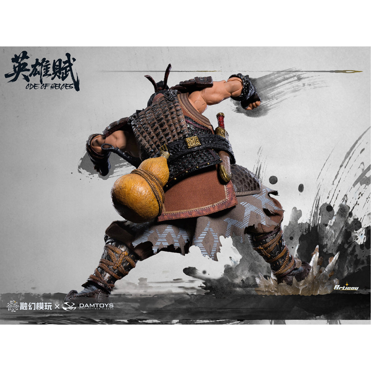 FUSION FANTASY × DAMTOYS Odes of Heroes Wanfu Mokai FTOH-02 Zhang Fei 1/12 Scale Action Figure