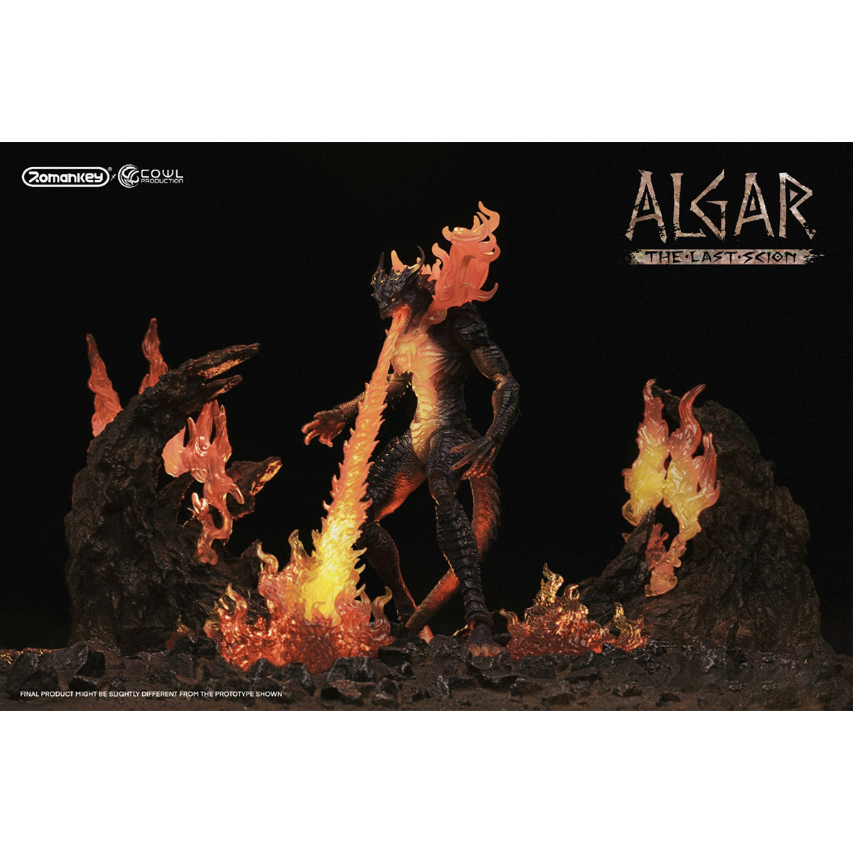 Romankey X COWL The Last Scion Algar The First Receiver Action Figure