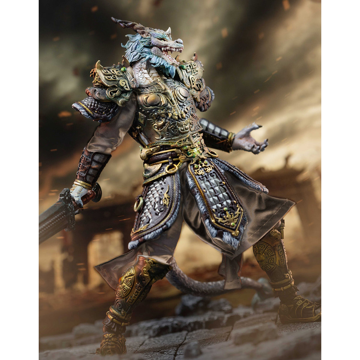 FancyRealm 28 Chinese Zodiac Constellations Kangjing Loong FJ-1B01 1/12 Scale Action Figure