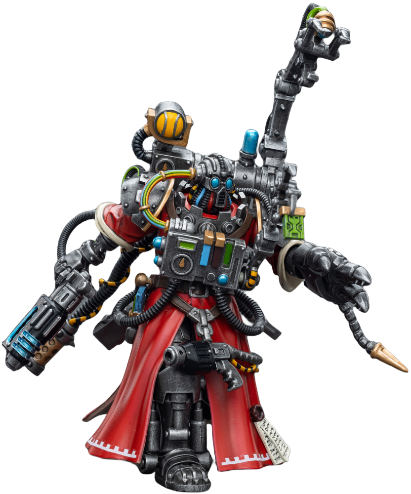 HiPlay JoyToy Warhammer 40K Collectible Figure: Adeptus Mechanicus Cybernetica Datasmith 1:18 Scale Action Figures