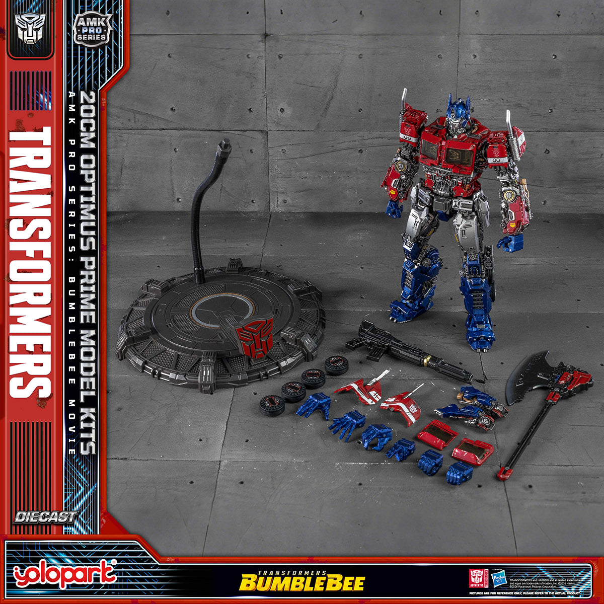 Yolopark Transformers: Bumblebee AMK PRO Series Optimus Prime (Set Version) Assembly Model Kits