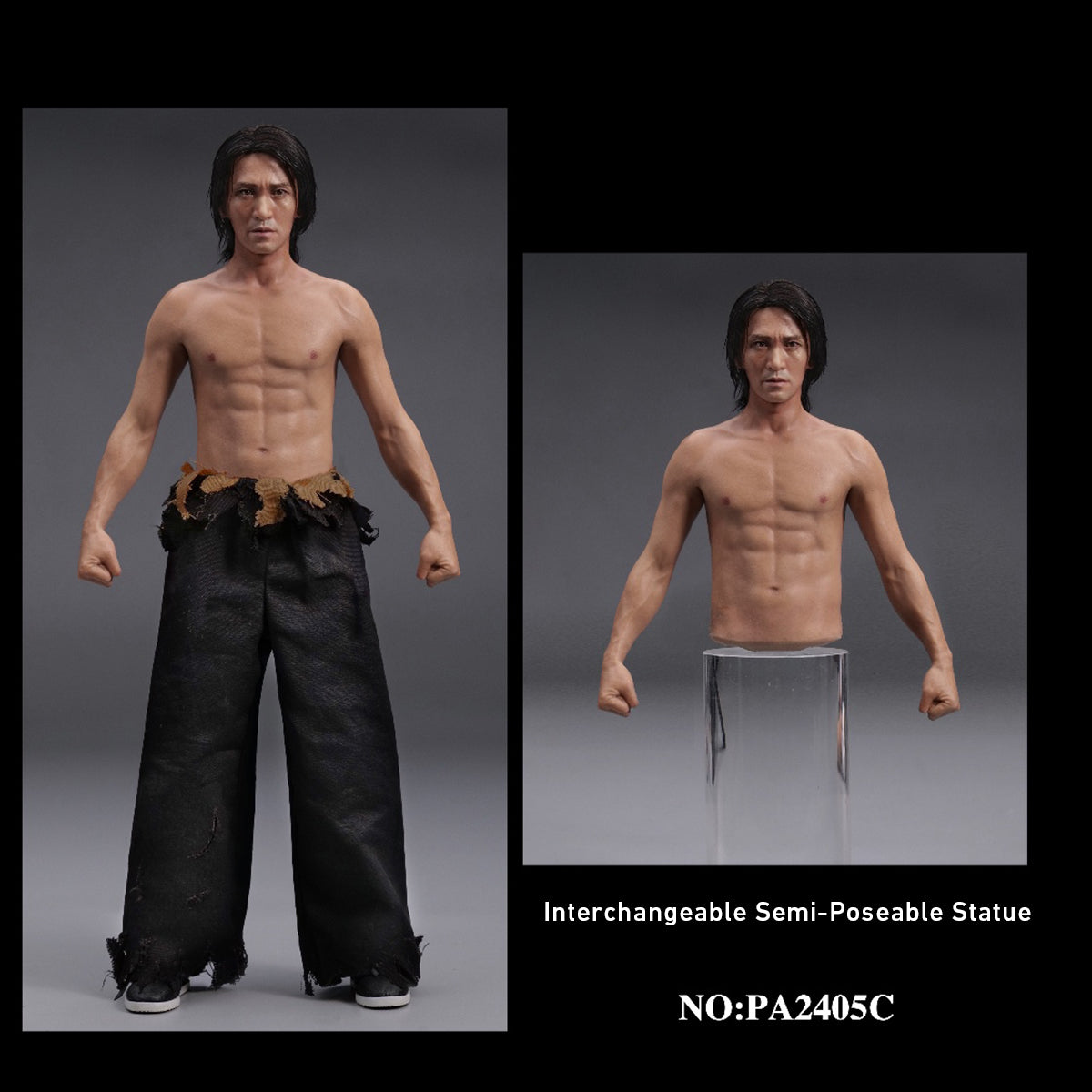 PEAKART STUDIO 12-Inch Kung Fu Action Figure Customized Edition Silicone Movable Series