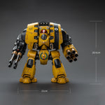 JoyToy Warhammer The Horus Heresy: Imperial Fists Leviathan Dreadnought with Cyclonic Melta Lance and Storm Cannon Action Figures