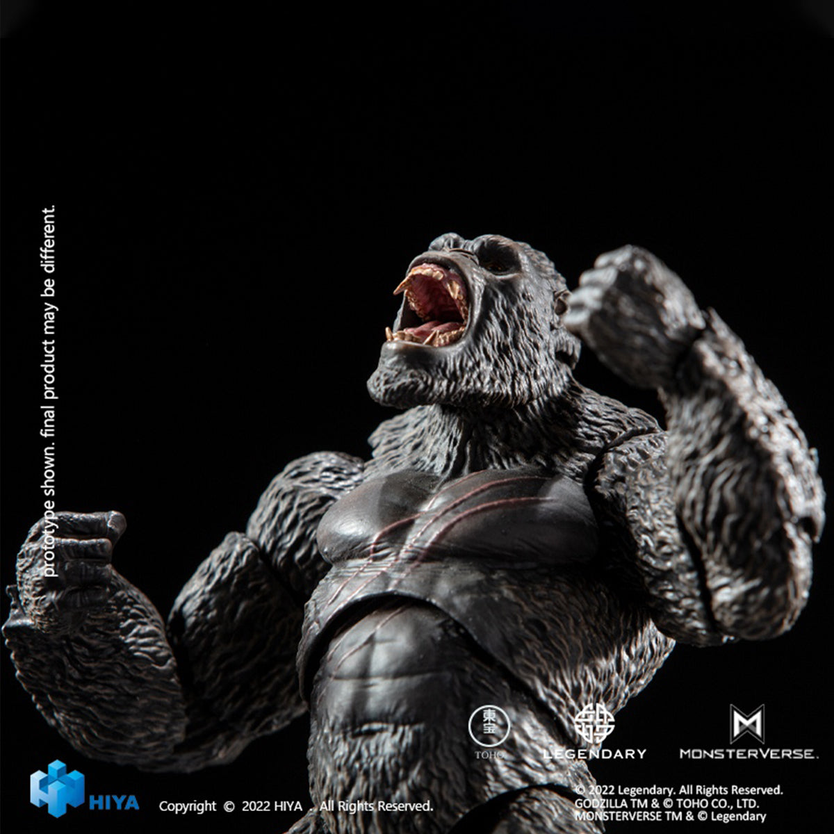 (Only Shipped to the US) HIYA 1/12 Godzila vs. Kong: Kong EBG0062 Exquisite Basic Series Monster Action Figure