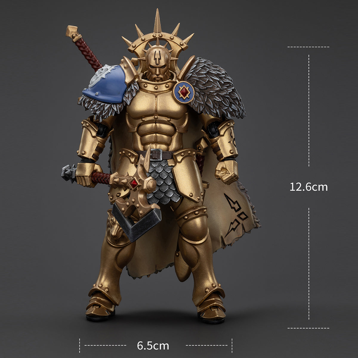 JOYTOY Warhammer AGE OF SIGMAR Stormcast Eternals The Blacktalons Hendrick The Silver Wolf Figuras de acción