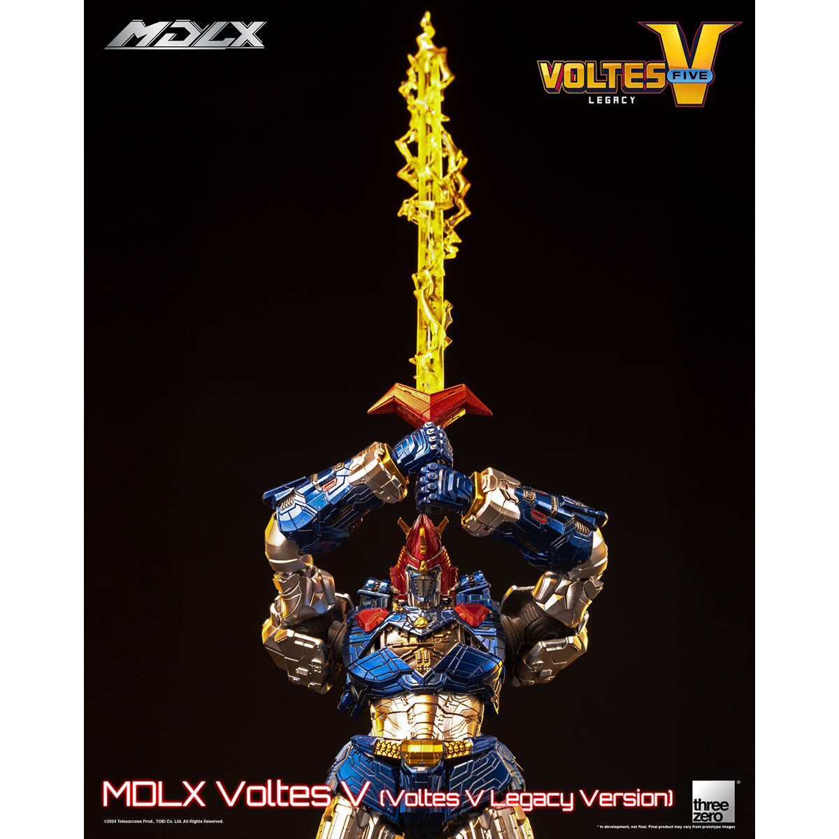 Threezero MDLX Voltes V Legacy Version 3Z06660A0 Action Figure