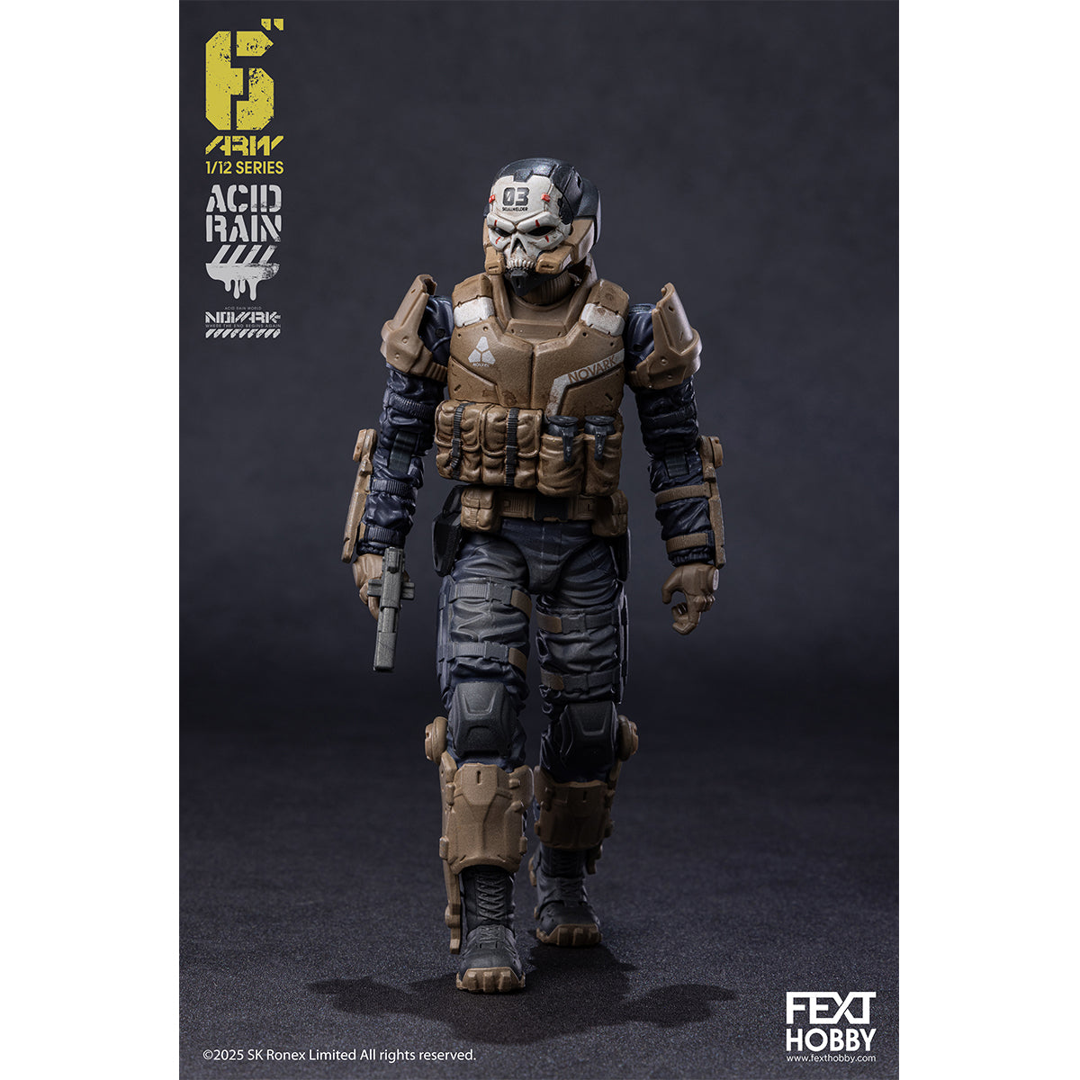 FEXT HOBBY Acid Rain World: Novark FXH-AR-001 THAME/FXH-AR-002 WAR BANNER/FXH-AR-003 SKULLWELDER/FXH-AR-004 PROTEUS 1/12 Scale Action Figure