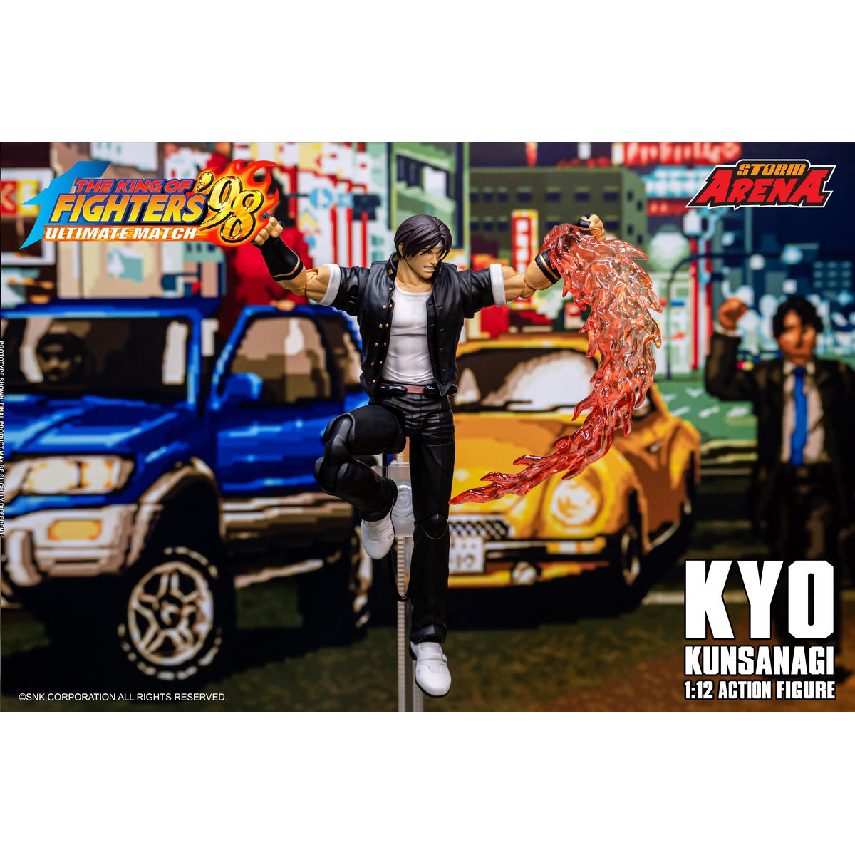 Storm Collectibles The King Of Fighters'98 UM KFSA01 Benimaru Nikaido Storm Arena KFSA02 Goro Daimon Storm Arena KFSA03 Kyo Kusanagi Storm Arena 1/12 Scale Action Figure