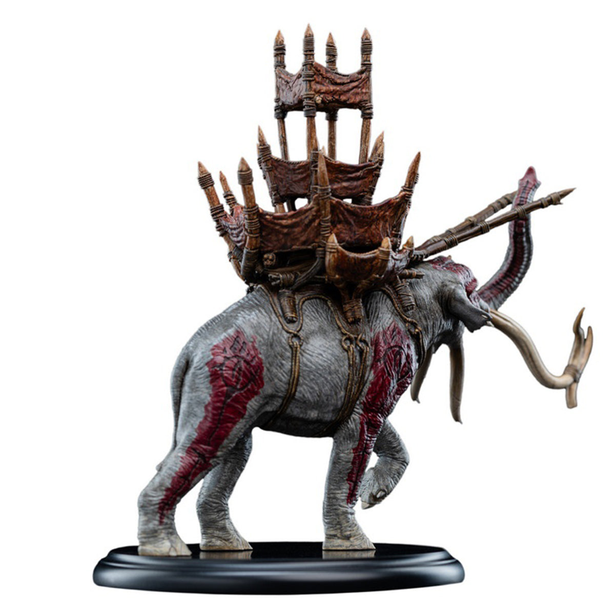 Estatua de arte Mumak de la trilogía de El Señor de los Anillos del Taller WETA