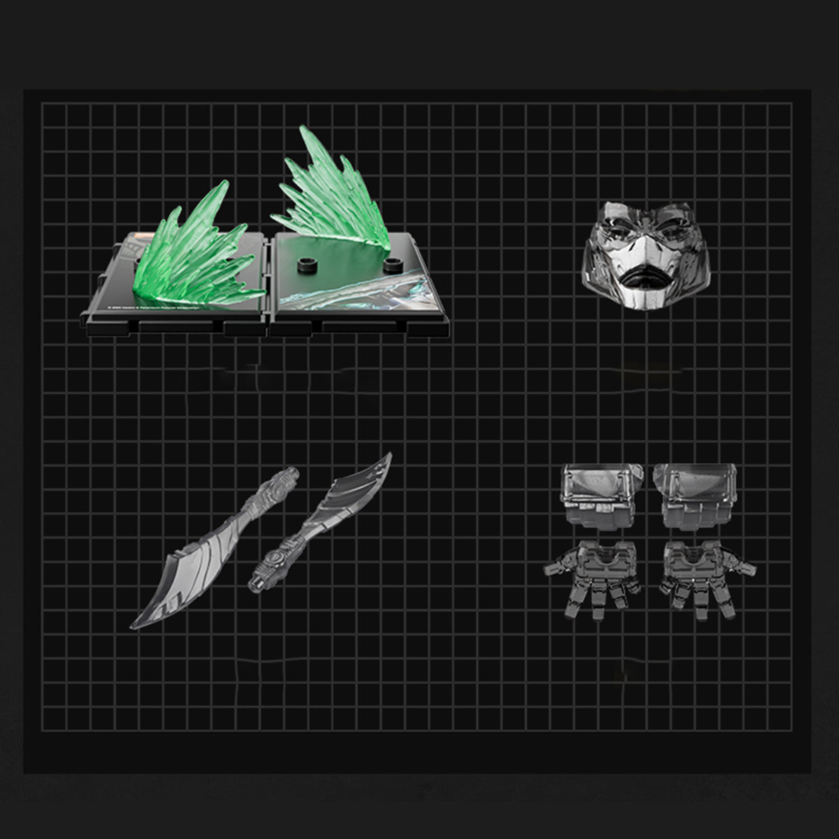 Kits de modelos de ensamblaje de Blokees: Transformers Classis Class - Capitán Gorila, estilo Mecha Musume, miniatura de 12 cm de altura