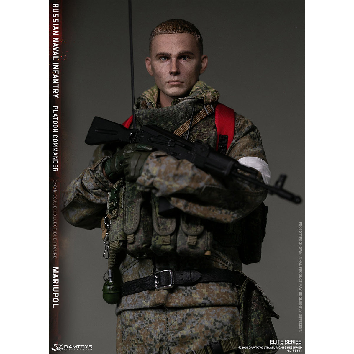 DAMTOYS NO.78111 Russian Naval Infantry Commander Mariupol 1/6 Scale Action Figure