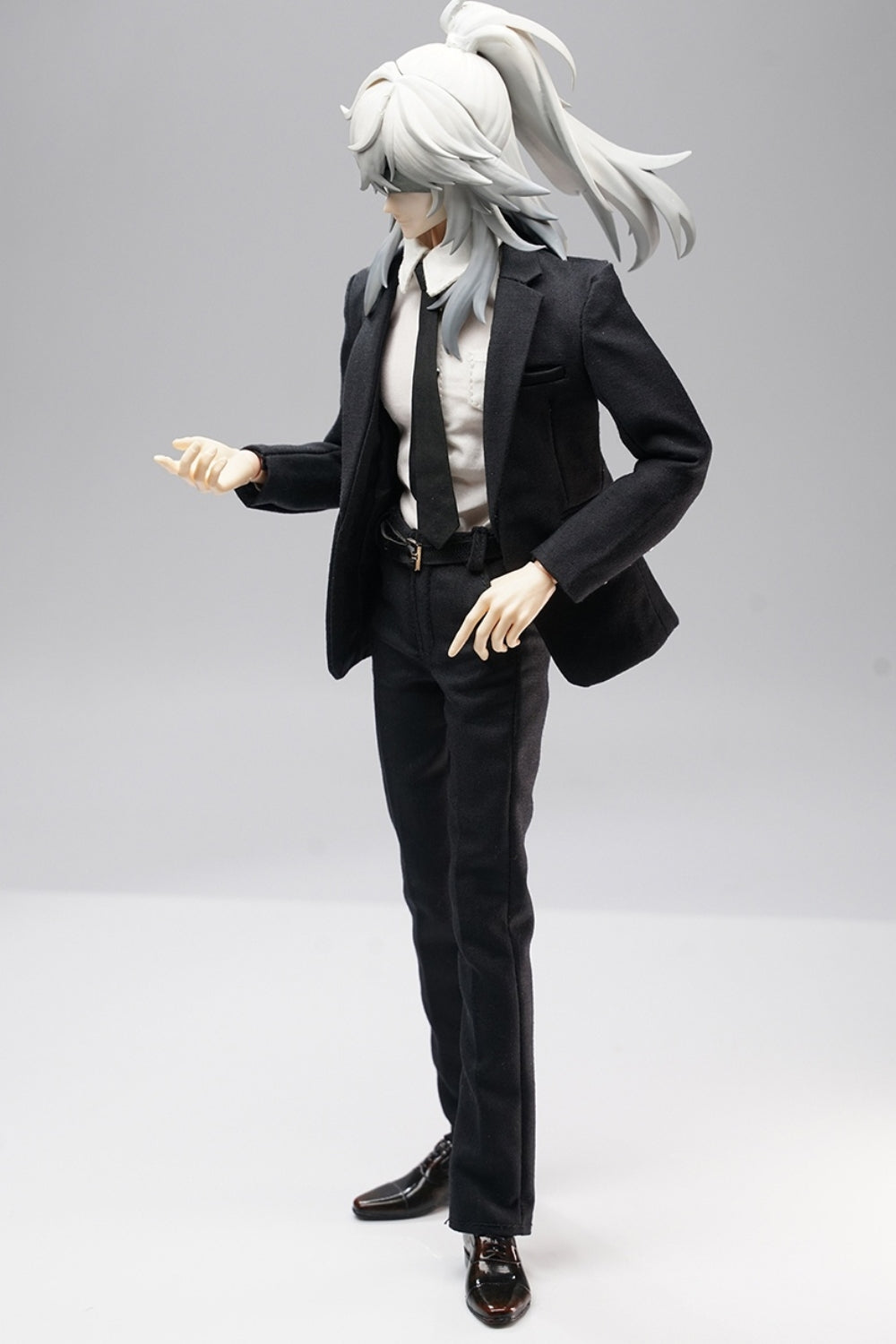 HiPlay 1/6 Scale Figure Doll Clothes: Black Gentleman's Suit for 12-Inch Collectible Action Figure clr02