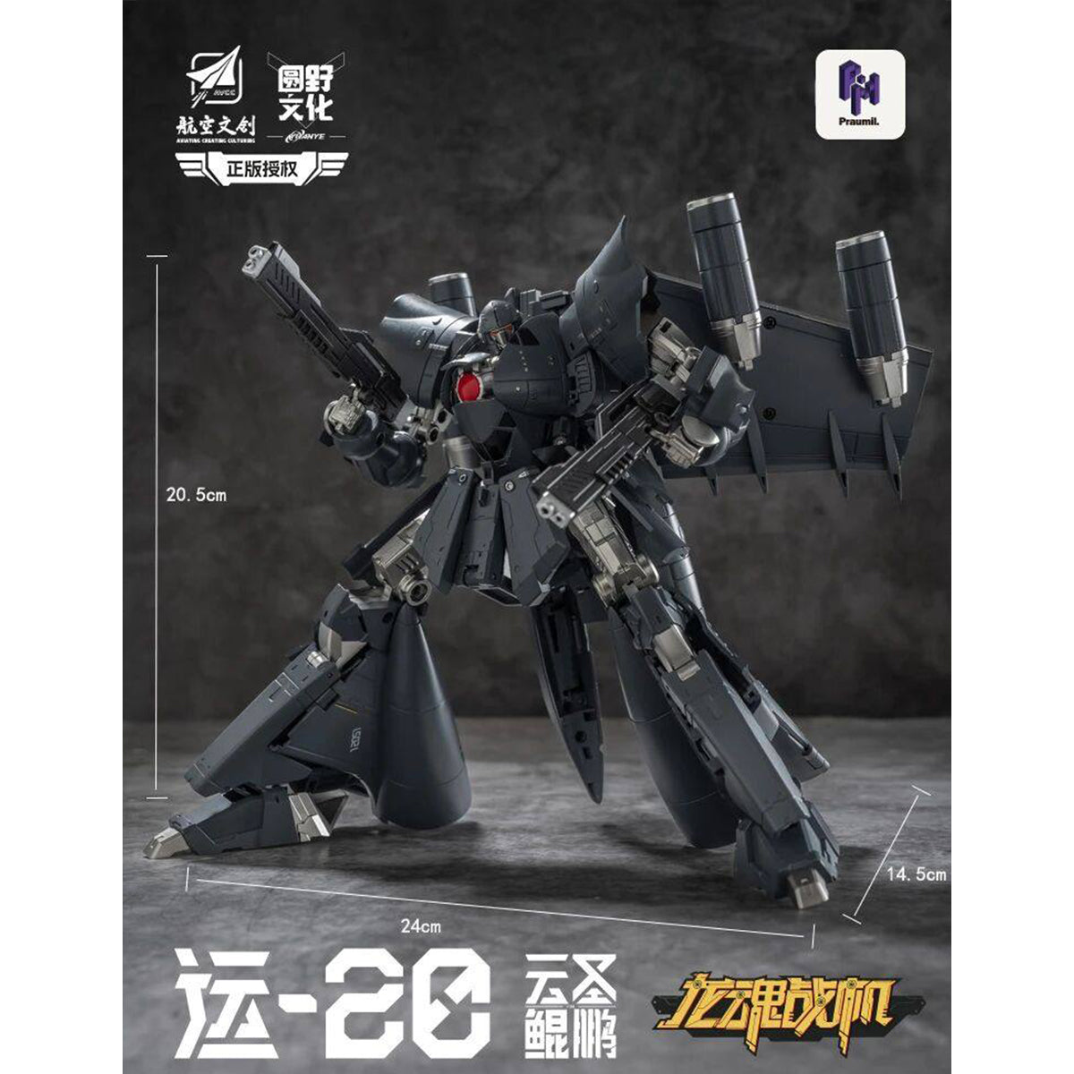 YUANYE CULTURE Dragon Soul Fighter Y-20 Cloud Saint (Yunsheng) Kunpeng Transformable Finished Model