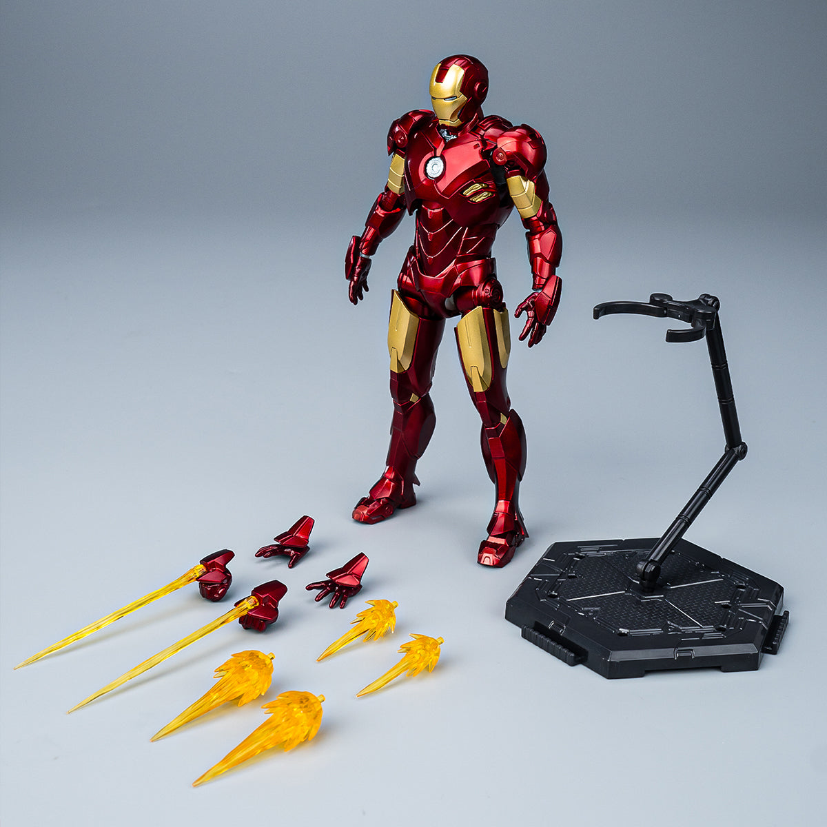 (Only Shipped to the US) Fondjoy Plastic Model Kits: Infinity Saga - Iron Man, Mecha Musume Style 1:12 Scale Miniature Collectible Action Figures MK4