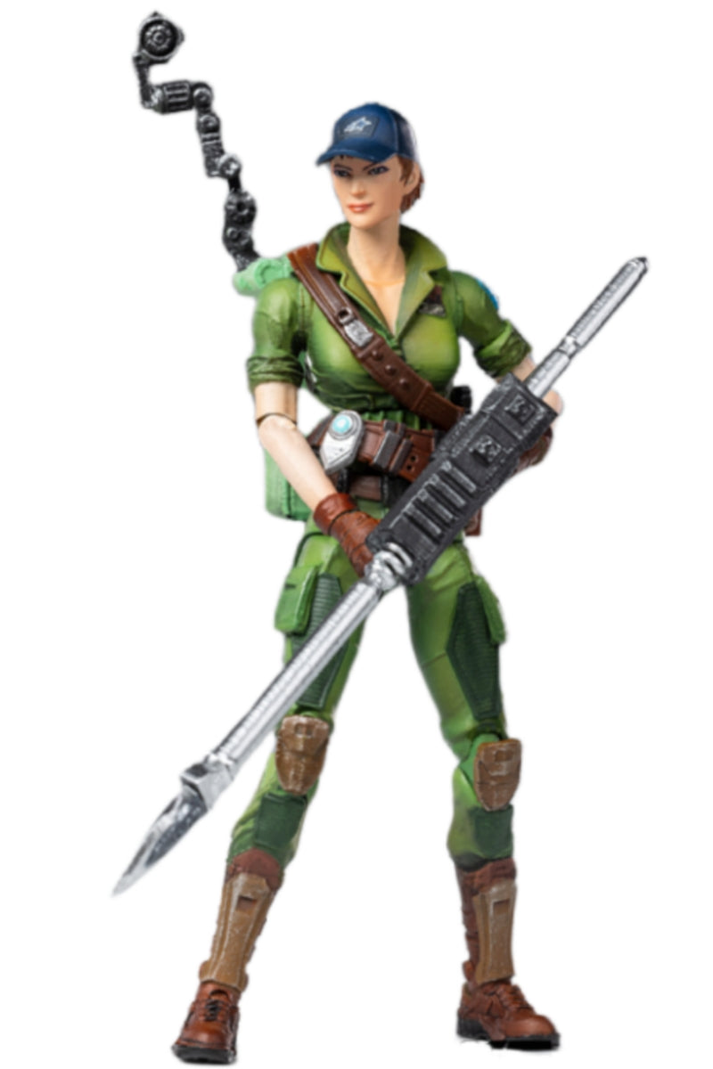 HiPlay Collectible Figure: G.I. Joe: Retaliation, Lady Jaye, 1:18 Scale Miniature Action Figure EMG0166