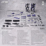 BigFirebird Wegbereiter Von Morgen ND-02 Medusa MK-2 & Fuyi 1/60 Scale Plastic Assembly Model Kit