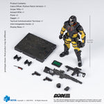 HIYA Exquisite Mini Series G.I. Joe Cobra Officer (Python Patrol Version) (EMG0462) 1/18 Scale 4.1 Inch Articulated Action Figure