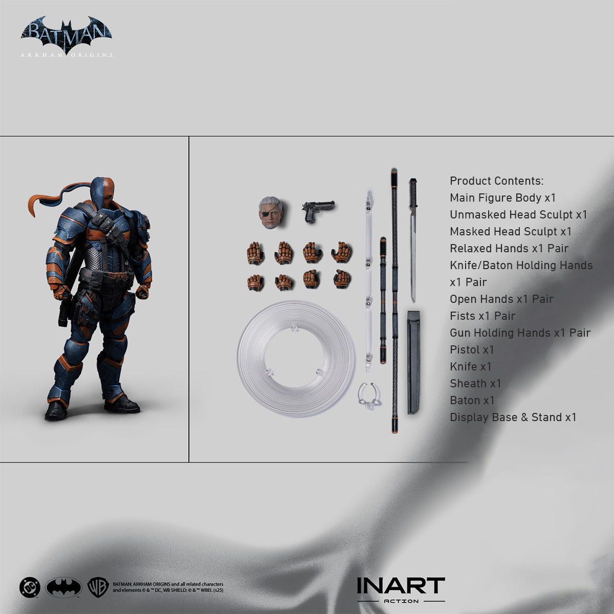INART Action Batman: Arkham Origins Deathstroke (MAG G0012) Collectible Highly Detailed Action Figure
