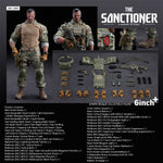 6inchplus SS001 The Sanctioner 1/12 Scale Highly Detailed Tactical SoldierAction Figure Set