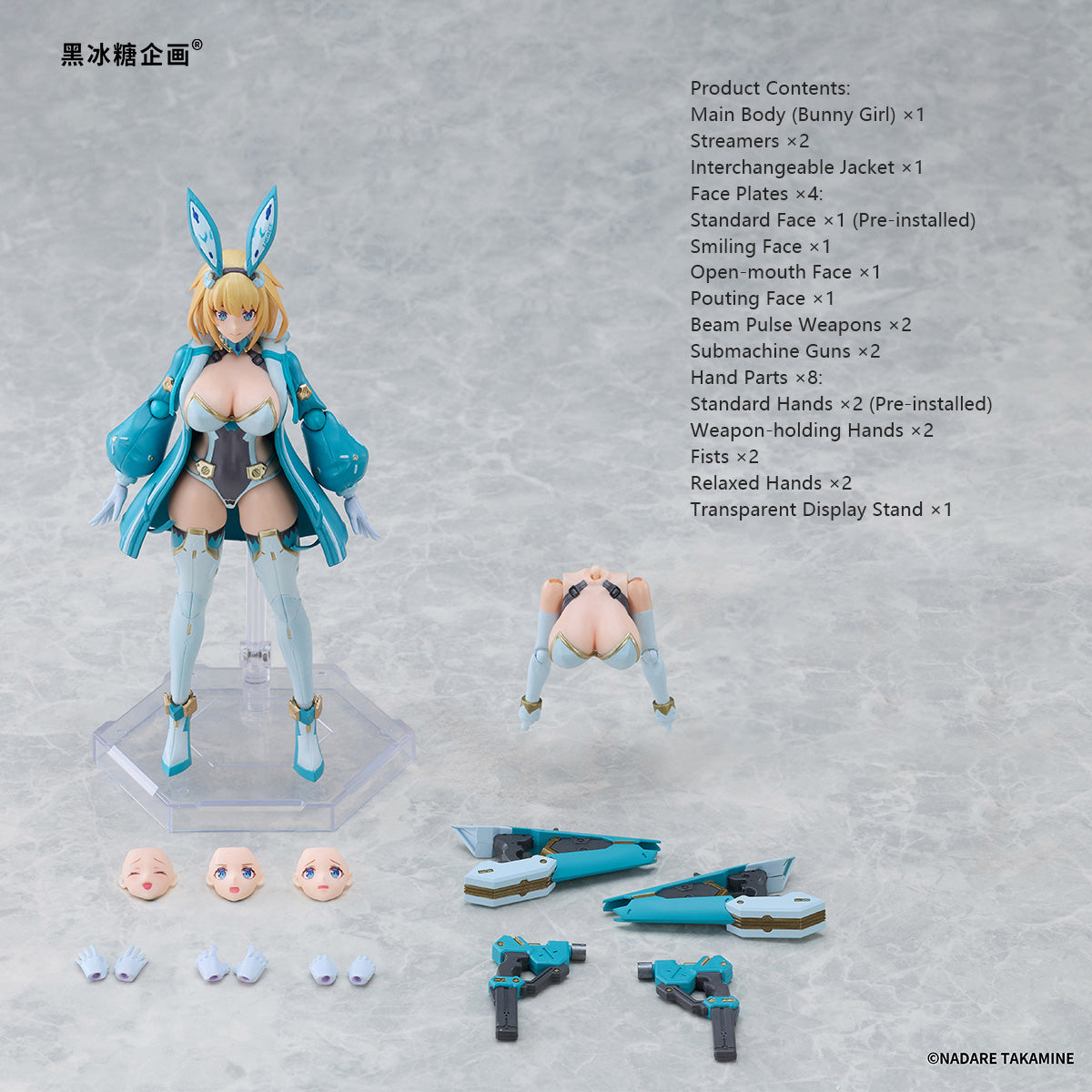 BLACK CRYSTAL CANDY PROJECT Bunny Girl Sophia F. Shirring 1/12 (Deluxe Ver.) Action Figure Collectible Set
