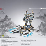 Zen of Collectible CangDao CD-02U Four Holy Beasts White Tiger (Combat Ver.) 1/72 Scale Action Figure