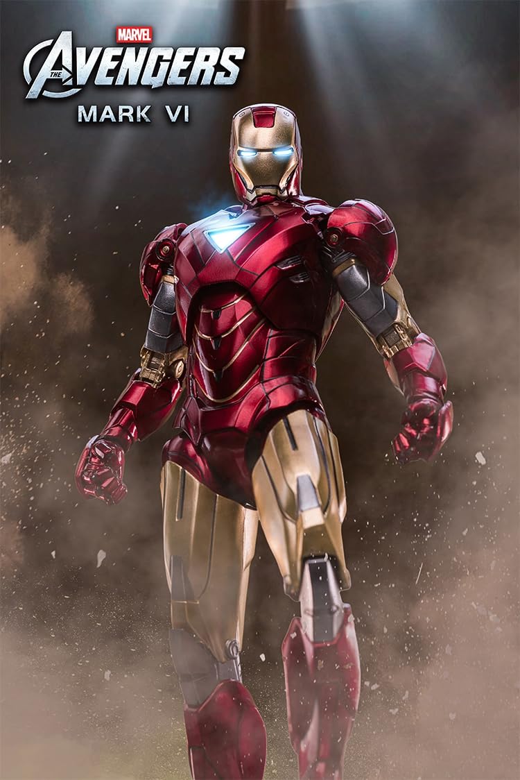 Conjunto completo de figuras coleccionables de ZD: Iron Man Mark, figura de acción en miniatura a escala 1:10