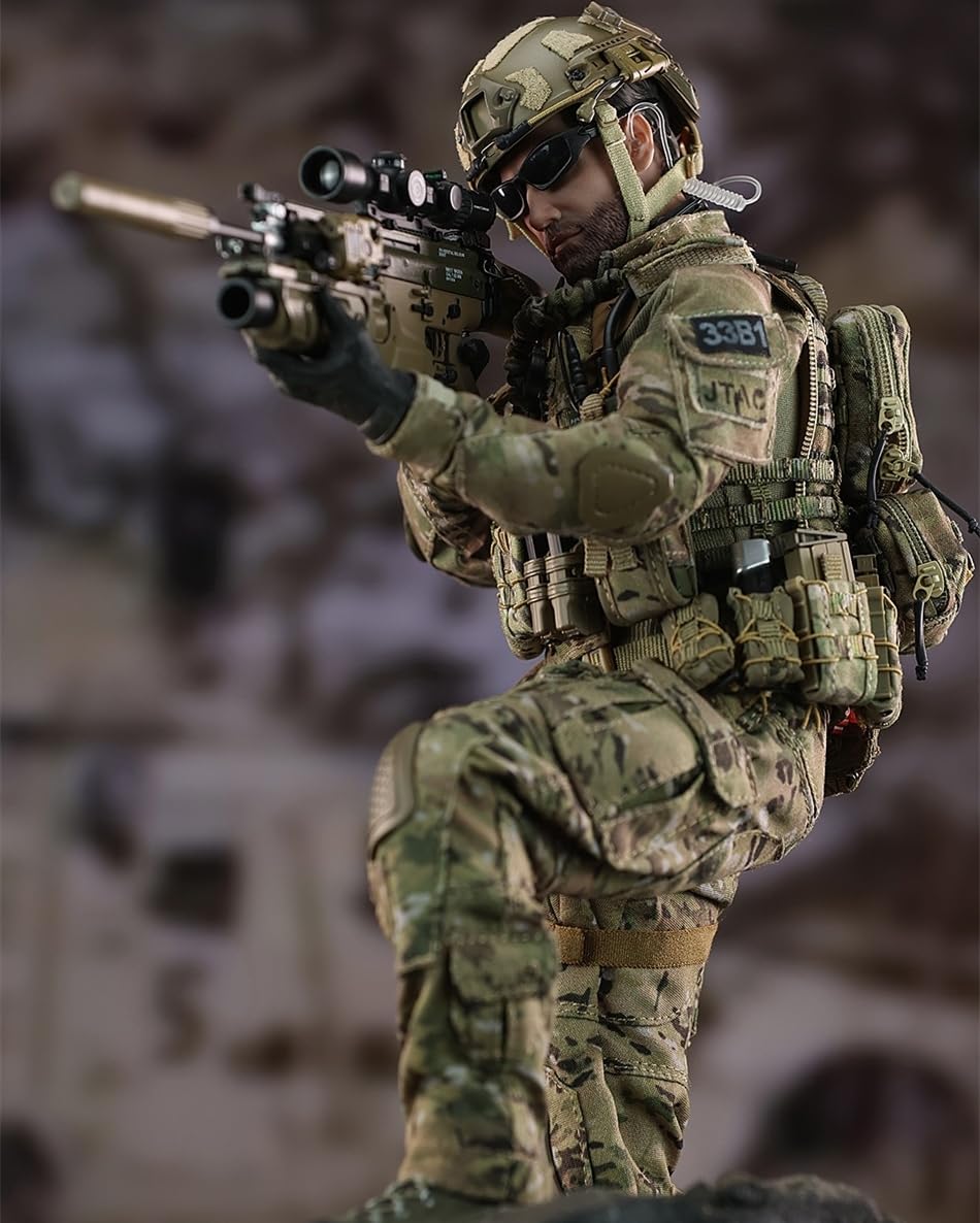 HiPlay Minitimes Toys Male Collectible Action Figure: US Army Special Forces 1:6 Scale Military Style Flexible Figure