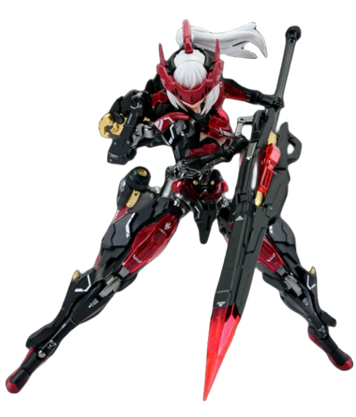 HiPlay Nuke Matrix Plastic Model Kits: Assault Angels: Chu Feng BEE, Liu Li, Mecha Musume, Anime Style 1:12 Scale Collectible Female Action Figures