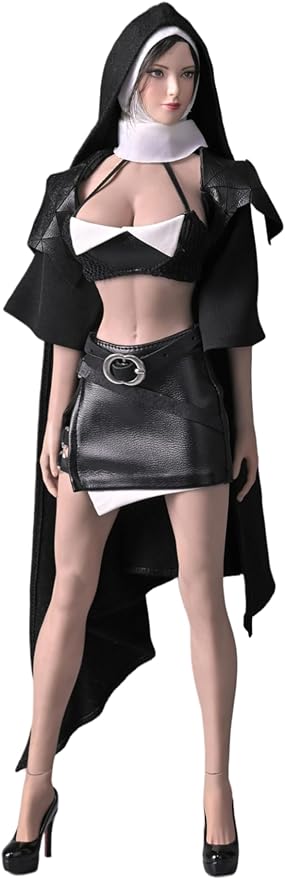 HiPlay 1/6 Scale Female Figure Doll Clothes: Church Unconstrained Sister Set for 12-Inch Collectible Action Figure SA002 (C)