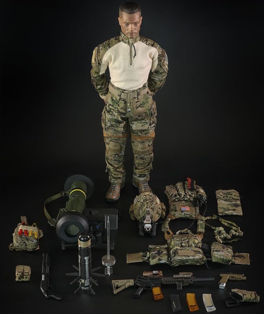 HiPlay Mini Times Toys Collectible Figure Full Set: Navy Seal Halo UDT Jumper M004, Military Style 1:6 Scale Miniature Male Action Figurine